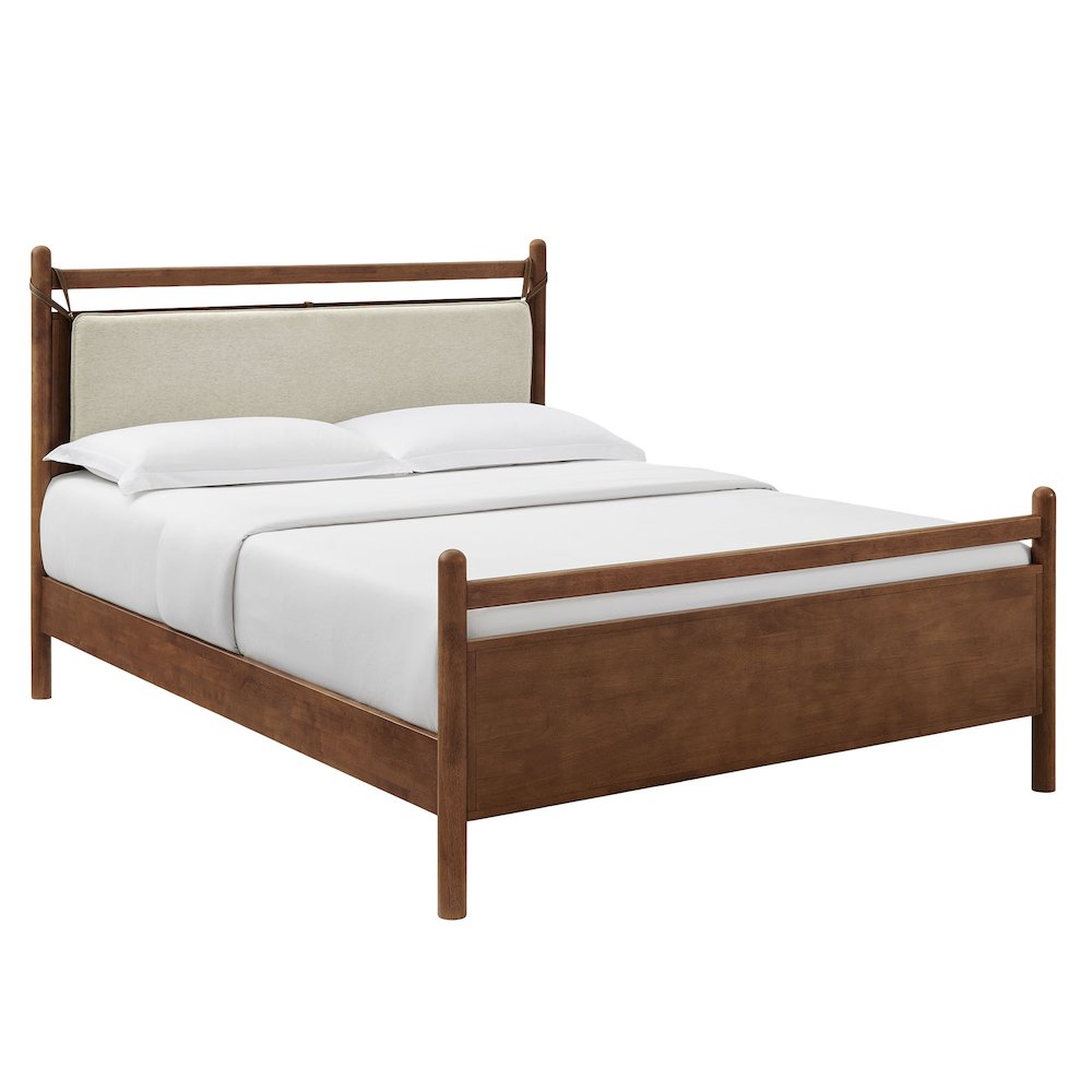 Leni Full Size Wood Platform Bed Frame. Picture 1