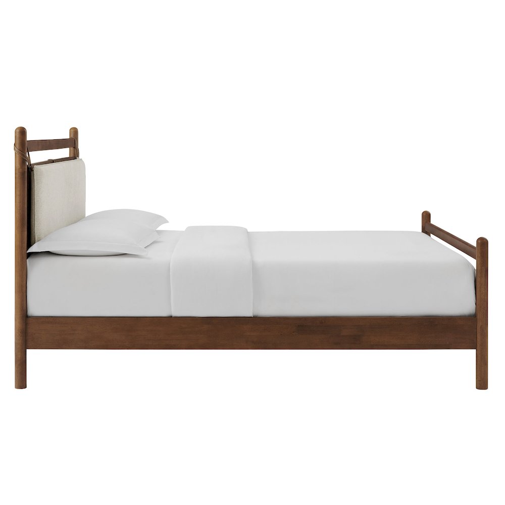 Leni Full Size Wood Platform Bed Frame. Picture 6