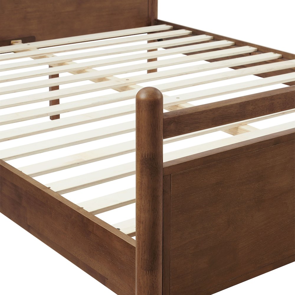 Leni Full Size Wood Platform Bed Frame. Picture 8