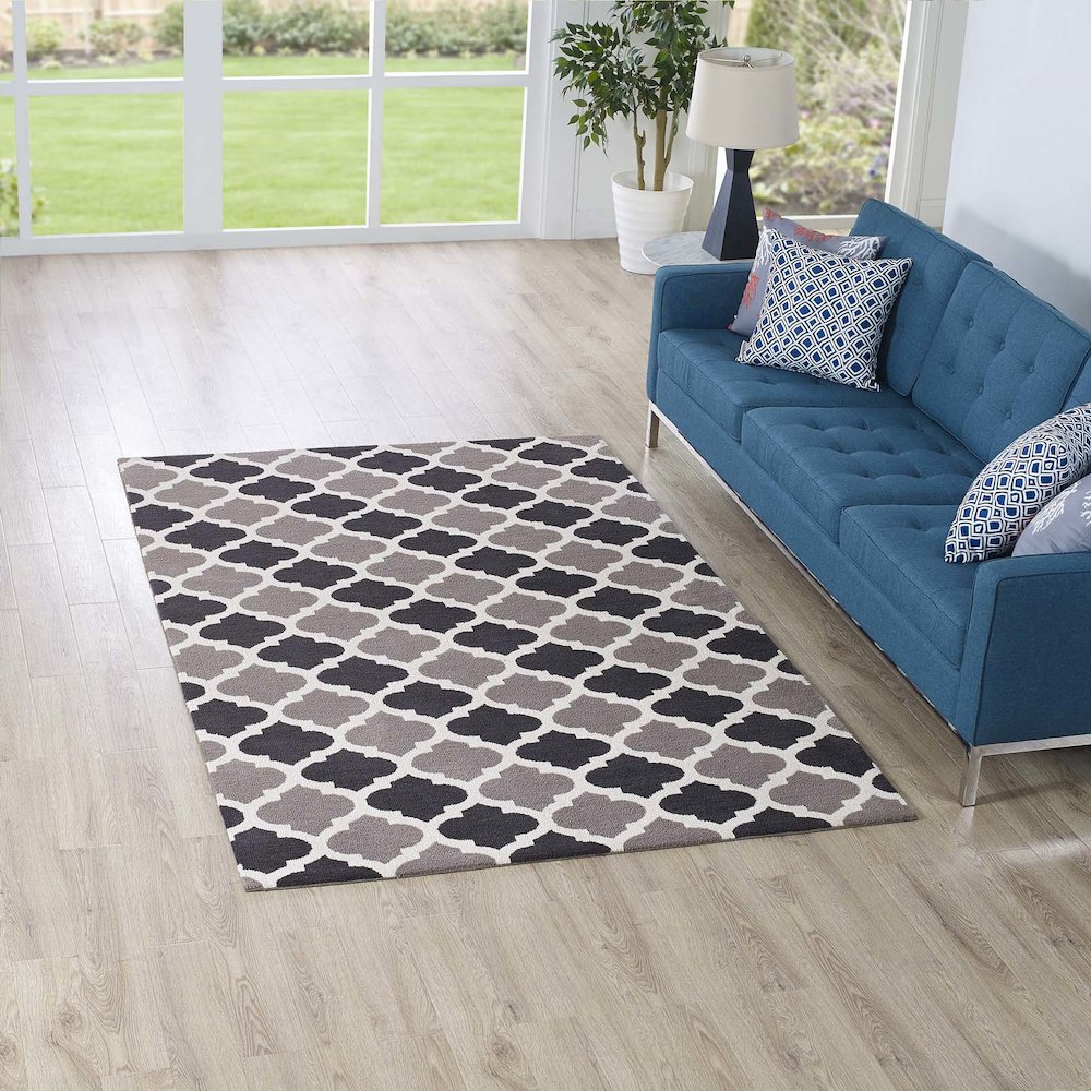 Lida Moroccan Trellis 5x8 Area Rug. Picture 5