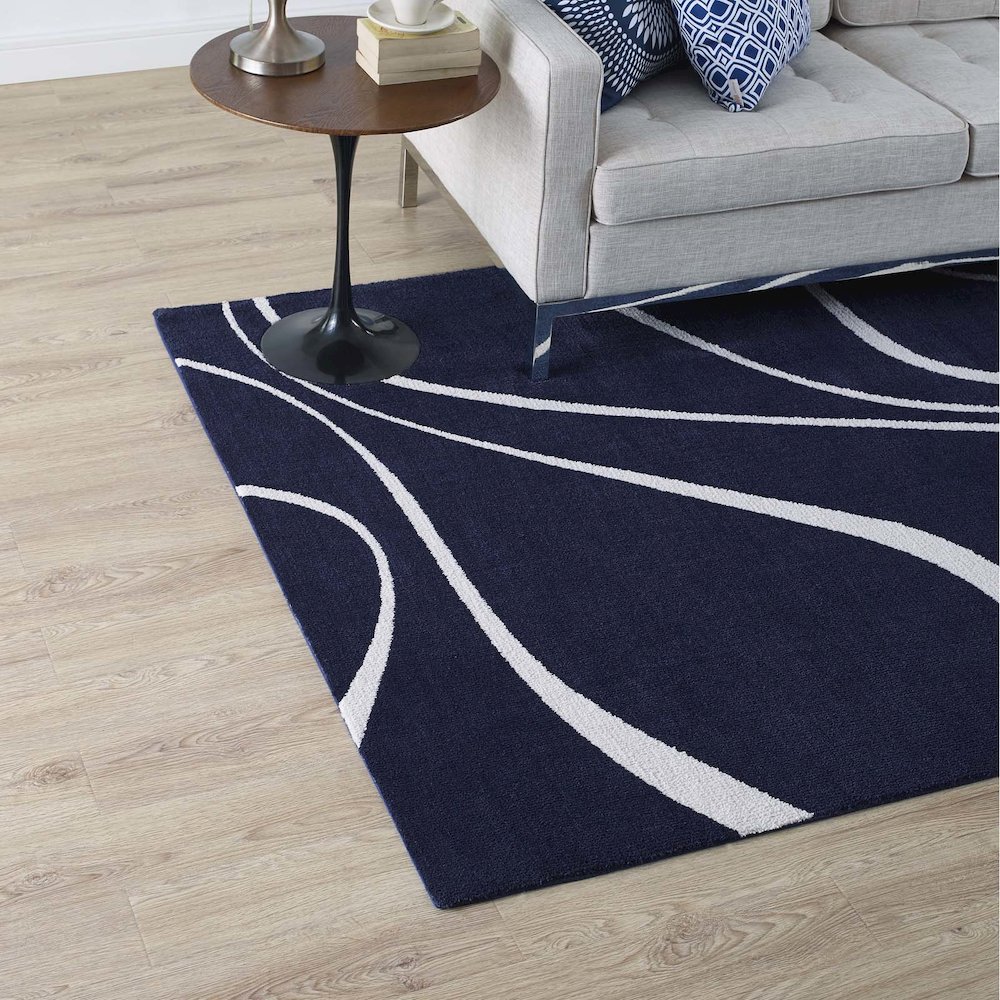 Therese Abstract Swirl 5x8 Area Rug. Picture 6