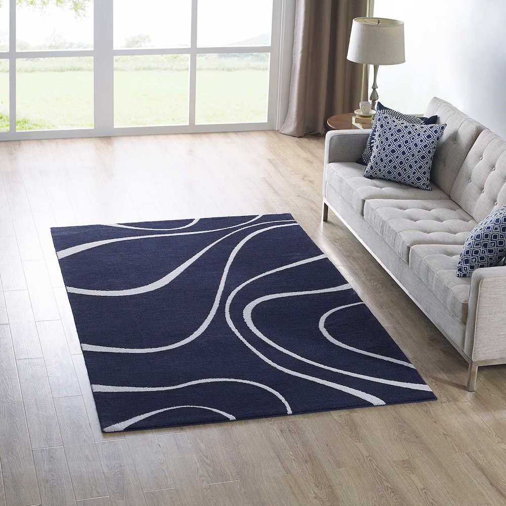 Therese Abstract Swirl 5x8 Area Rug. Picture 5