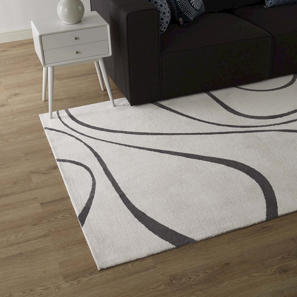 Therese Abstract Swirl 5x8 Area Rug. Picture 6
