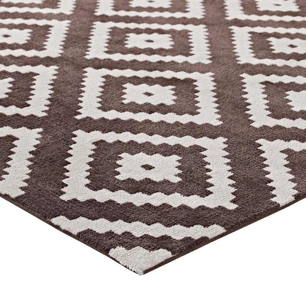 Alika Abstract Diamond Trellis 5x8 Area Rug. Picture 2