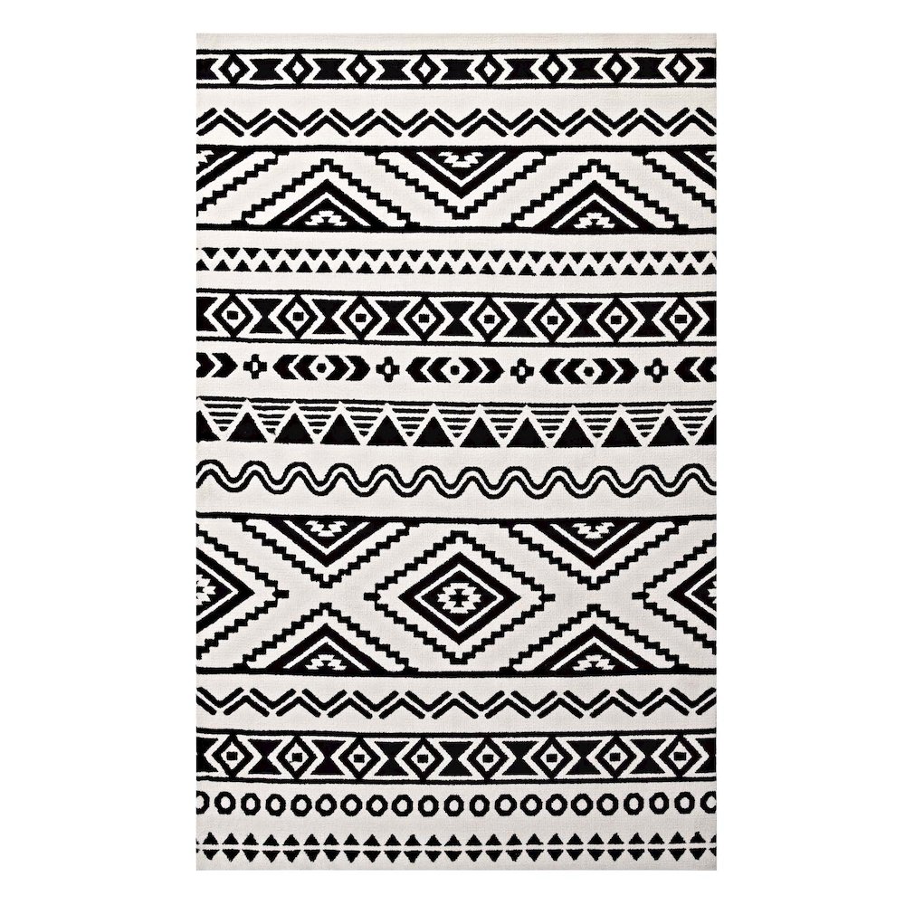 Haku Geometric Moroccan Tribal 5x8 Area Rug. Picture 1