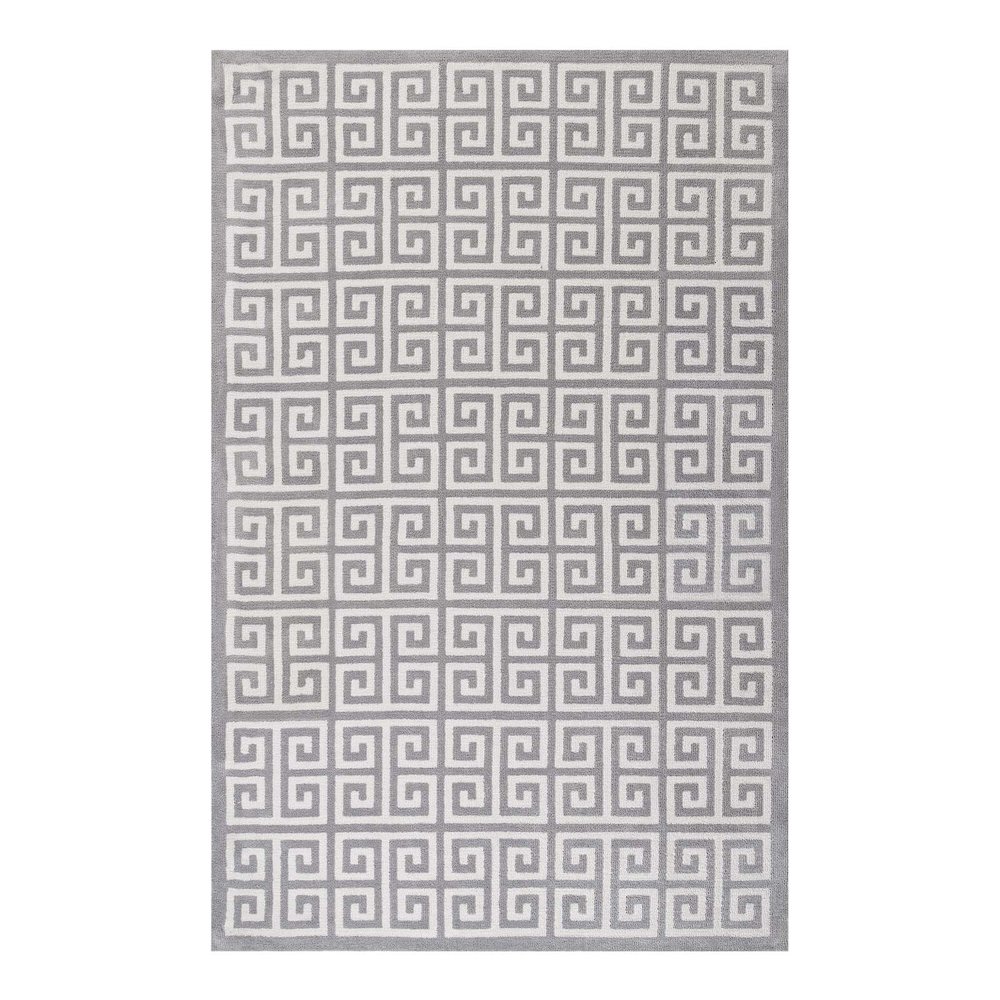 Freydis Greek Key 8x10 Area Rug. Picture 1