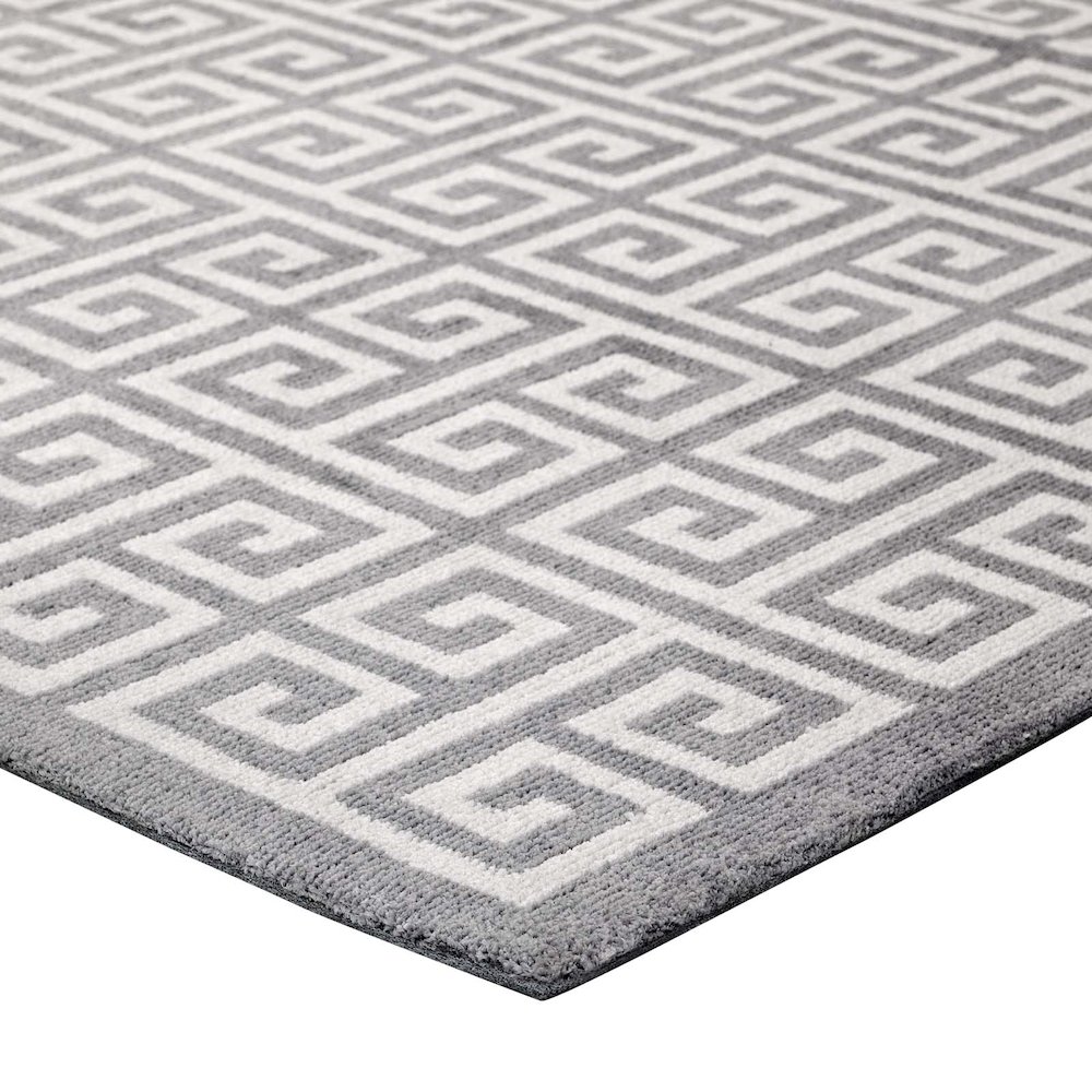 Freydis Greek Key 8x10 Area Rug. Picture 3