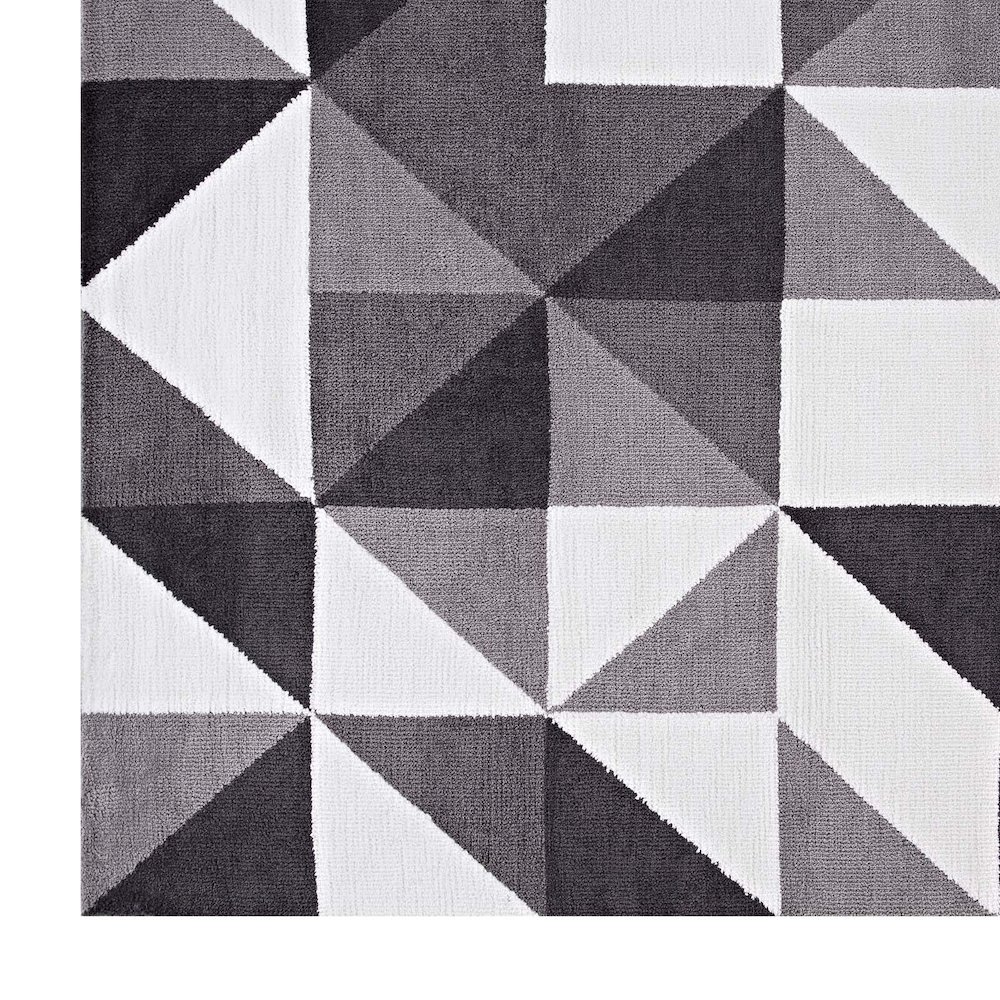 Kahula Geometric Triangle Mosaic 8x10 Area Rug. Picture 3