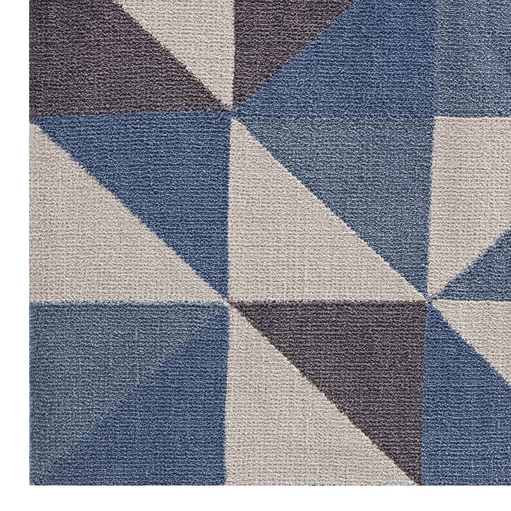 Kahula Geometric Triangle Mosaic 8x10 Area Rug. Picture 3