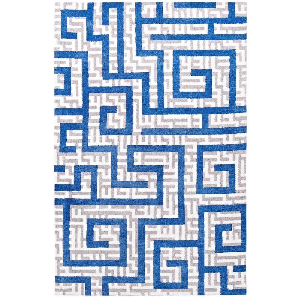 Nahia Geometric Maze 5x8 Area Rug. Picture 1