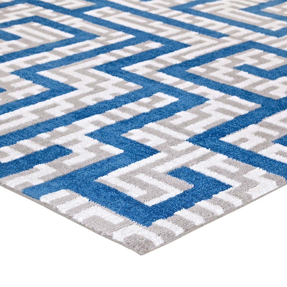 Nahia Geometric Maze 5x8 Area Rug. Picture 2