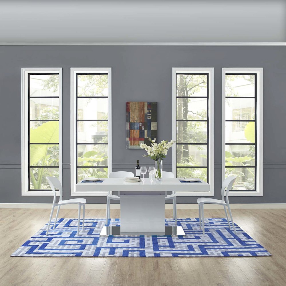Nahia Geometric Maze 8x10 Area Rug. Picture 5