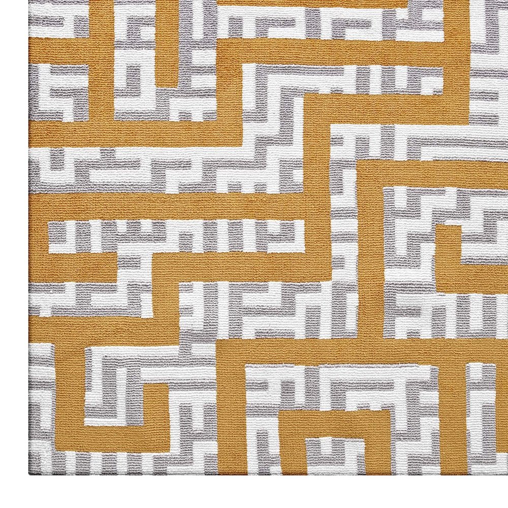 Nahia Geometric Maze 5x8 Area Rug. Picture 3