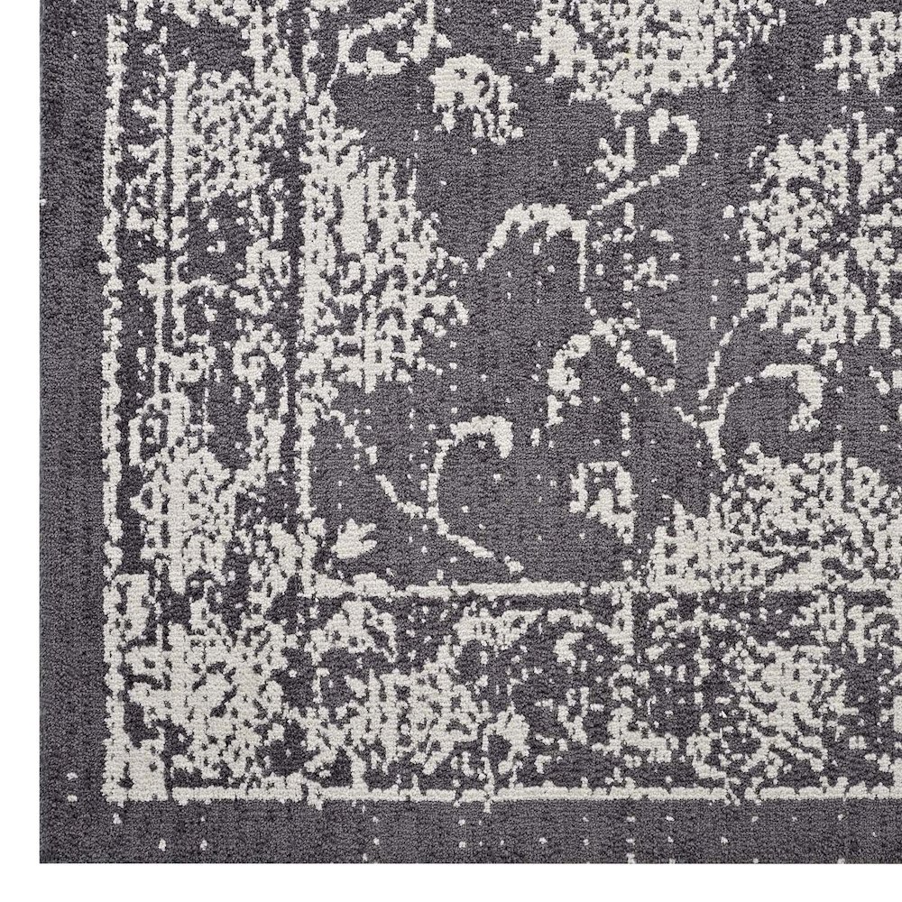 Kazia Distressed Floral Lattice 8x10 Area Rug. Picture 3