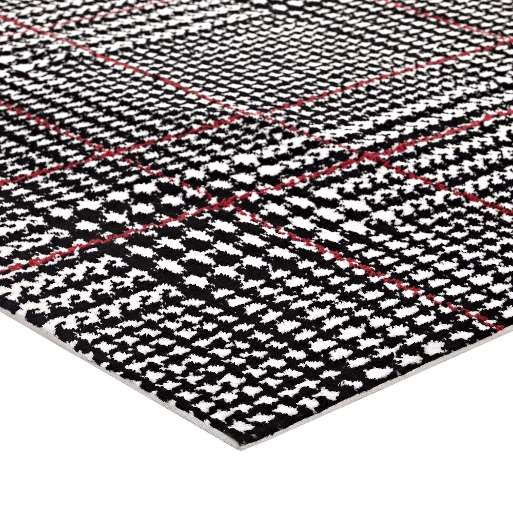 Kaja Abstract Plaid 5x8 Area Rug. Picture 2