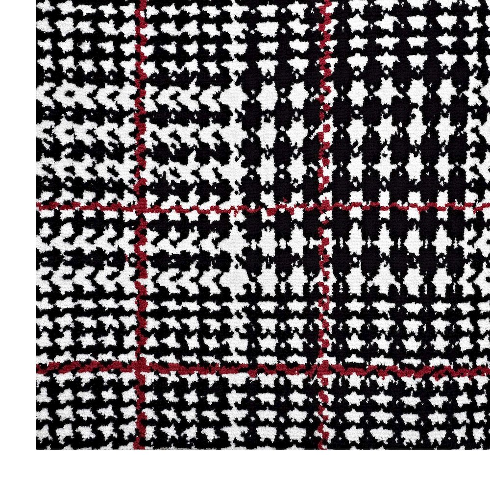 Kaja Abstract Plaid 5x8 Area Rug. Picture 3