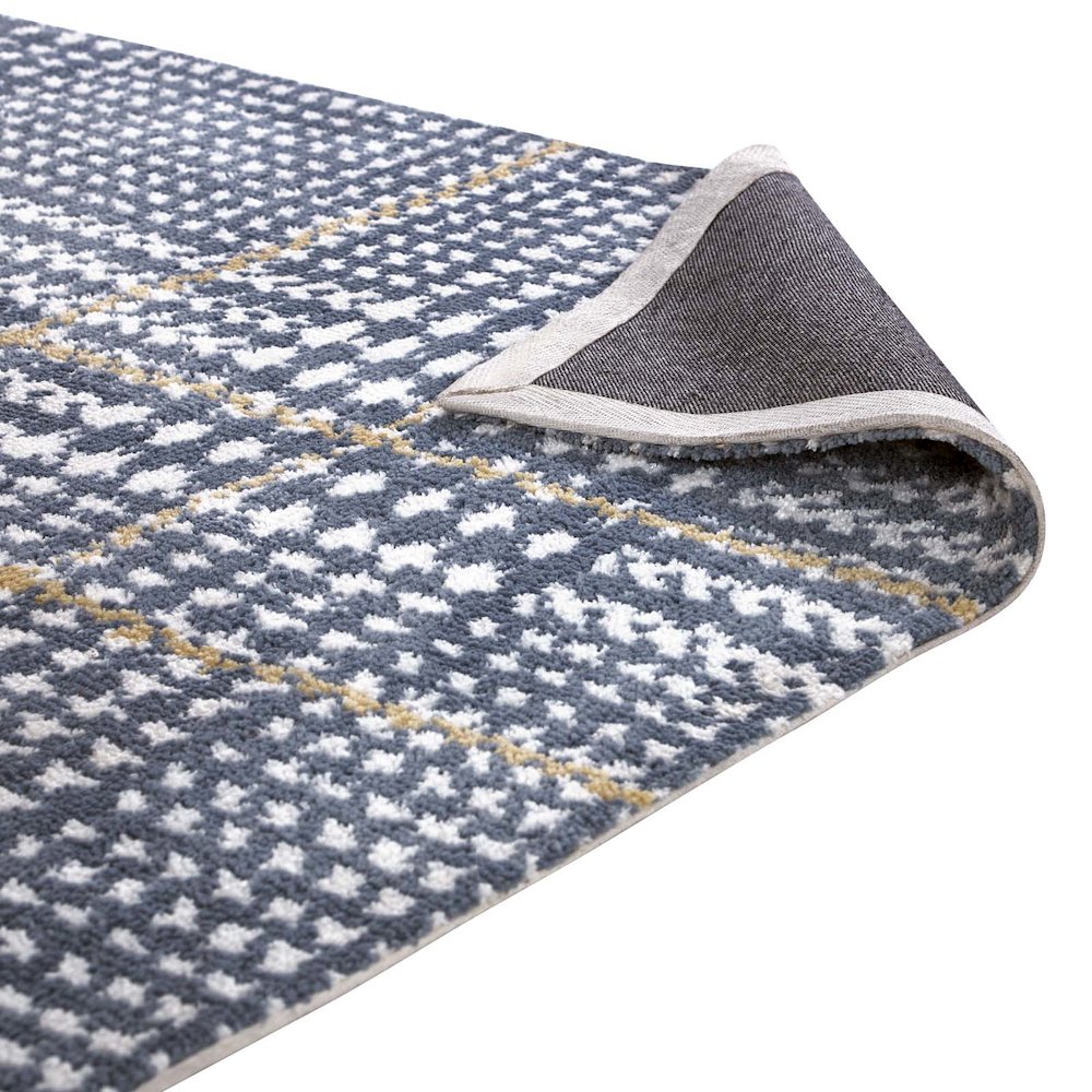 Kaja Abstract Plaid 5x8 Area Rug. Picture 4
