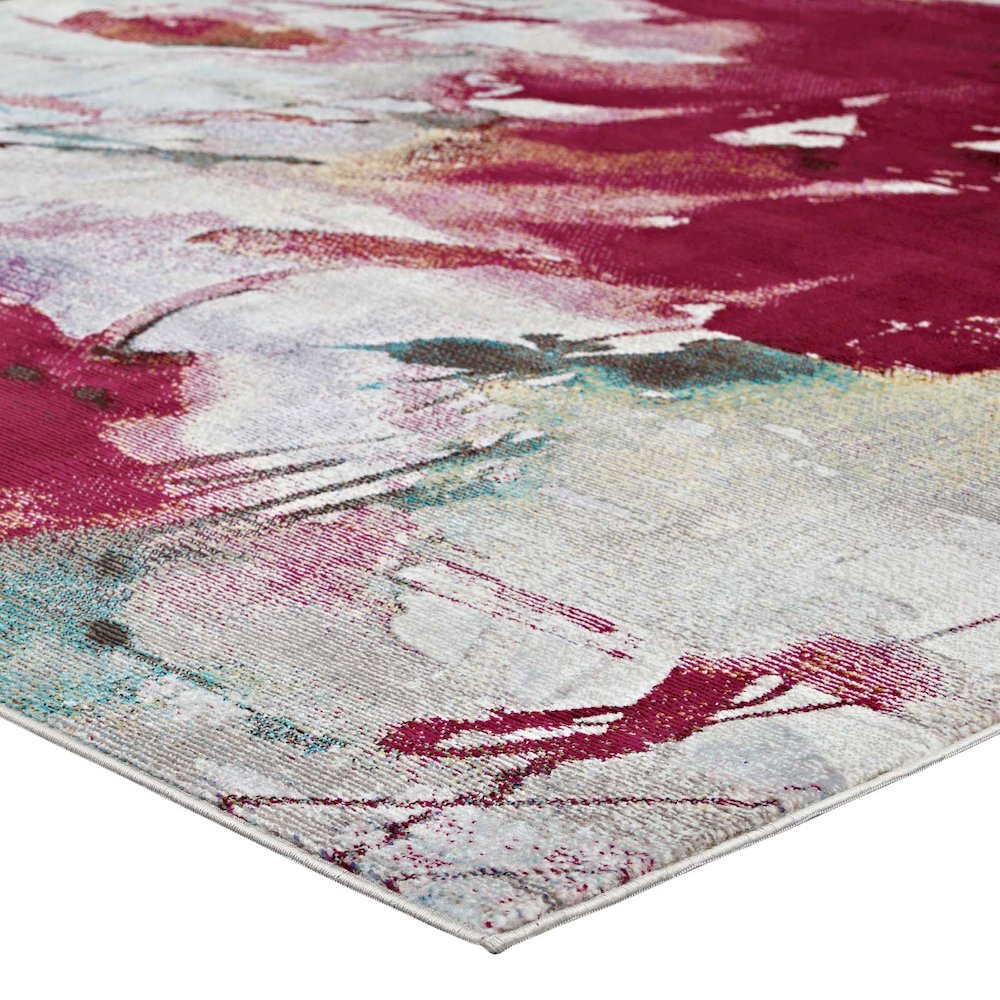 Blume Abstract Floral 4x6 Area Rug. Picture 3