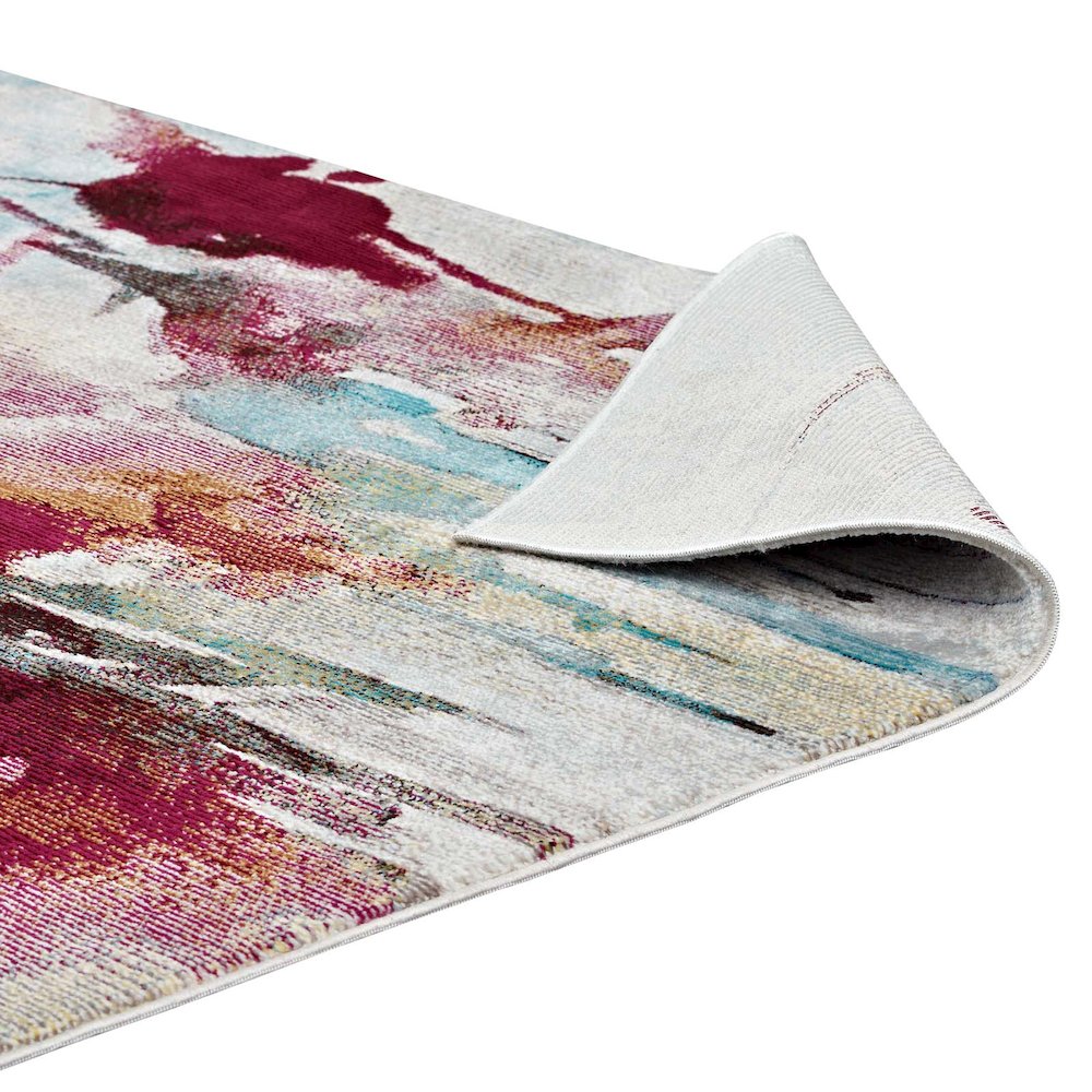 Blume Abstract Floral 4x6 Area Rug. Picture 4