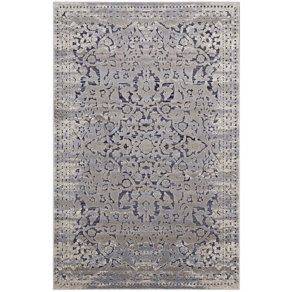 Margarida Distressed Vintage Turkish 8x10 Area Rug. Picture 1