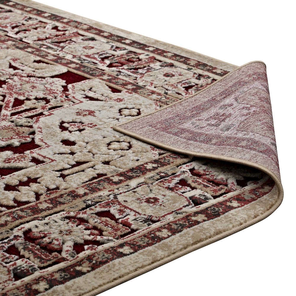 Grania Ornate Vintage Floral Turkish 5x8 Area Rug. Picture 4