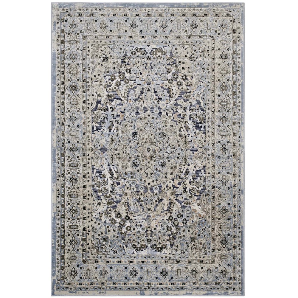 Elqenna Ornate Vintage Floral Turkish 5x8 Area Rug. Picture 1