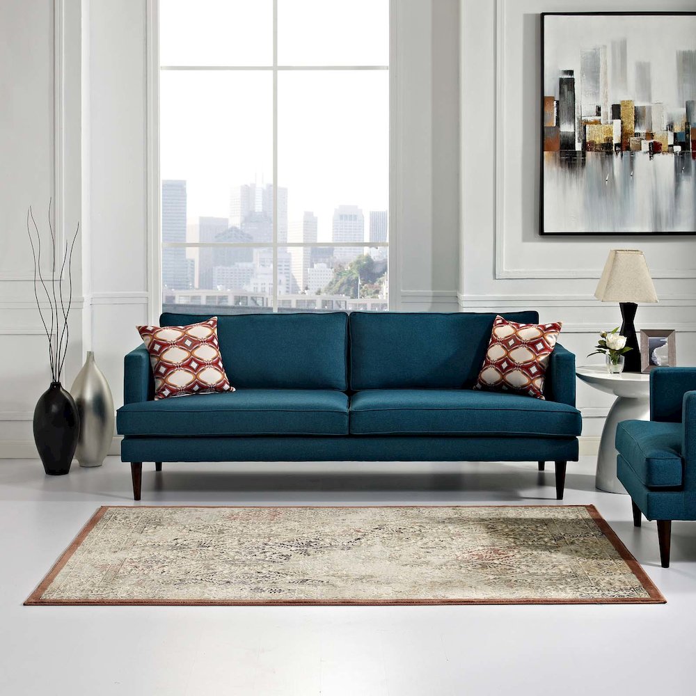 Hester Ornate Turkish Vintage 5x8 Area Rug. Picture 6