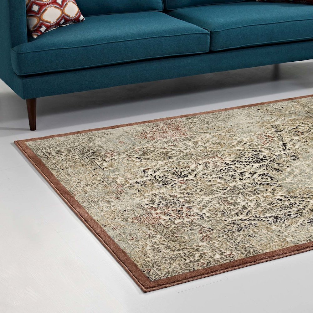 Hester Ornate Turkish Vintage 8x10 Area Rug. Picture 7