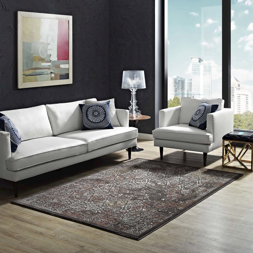 Westia Ornate Turkish Vintage 8x10 Area Rug. Picture 5