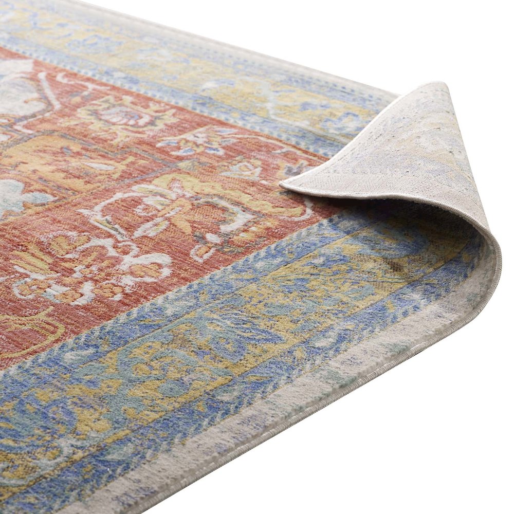 Citlali Distressed Southwestern Aztec 8x10 Area Rug. Picture 4