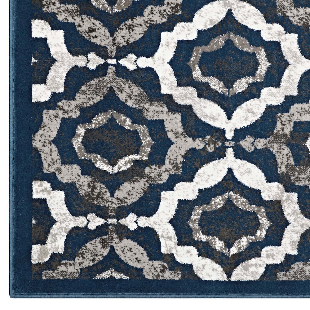 Kalinda Rustic Vintage Moroccan Trellis 5x8 Area Rug. Picture 2