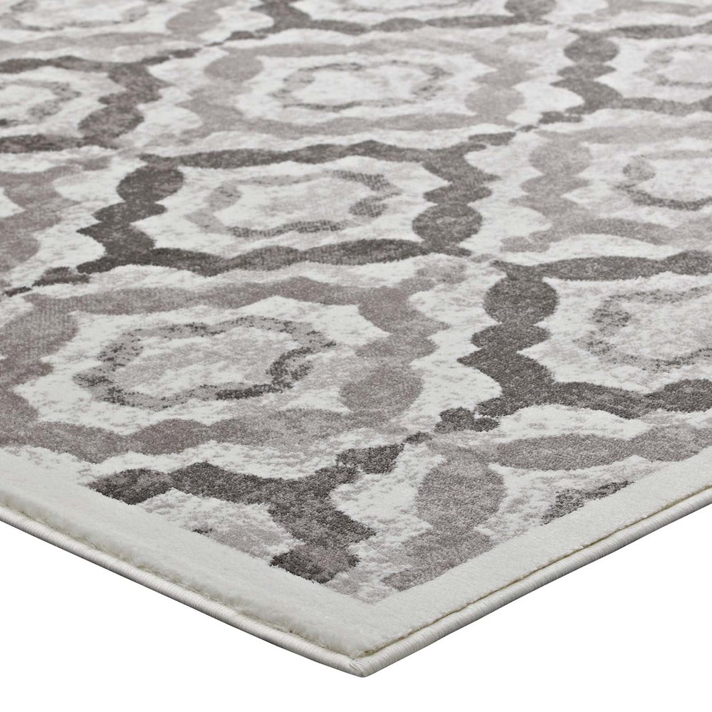 Kalinda Rustic Vintage Moroccan Trellis 5x8 Area Rug. Picture 3