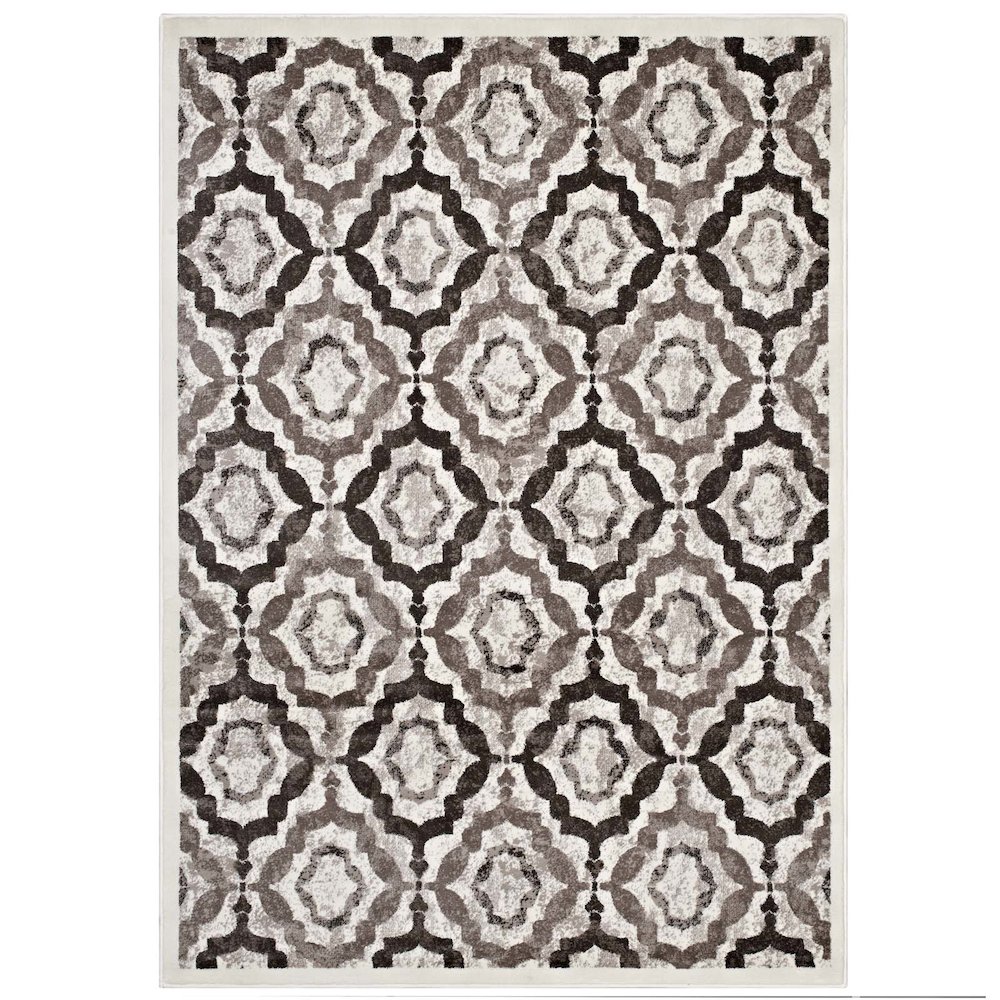 Kalinda Rustic Vintage Moroccan Trellis 8x10 Area Rug. Picture 1