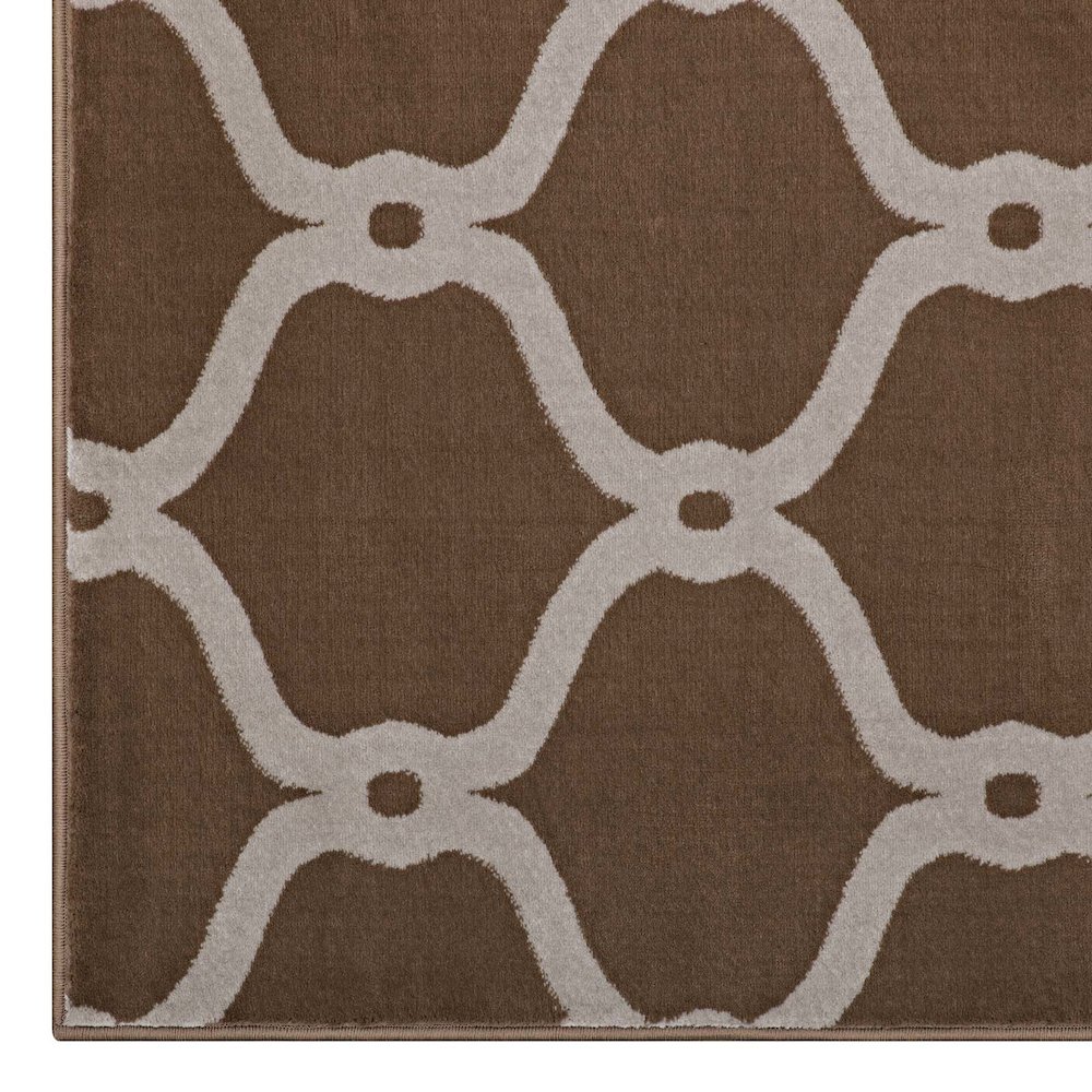 Beltara Chain Link Transitional Trellis 5x8 Area Rug. Picture 2