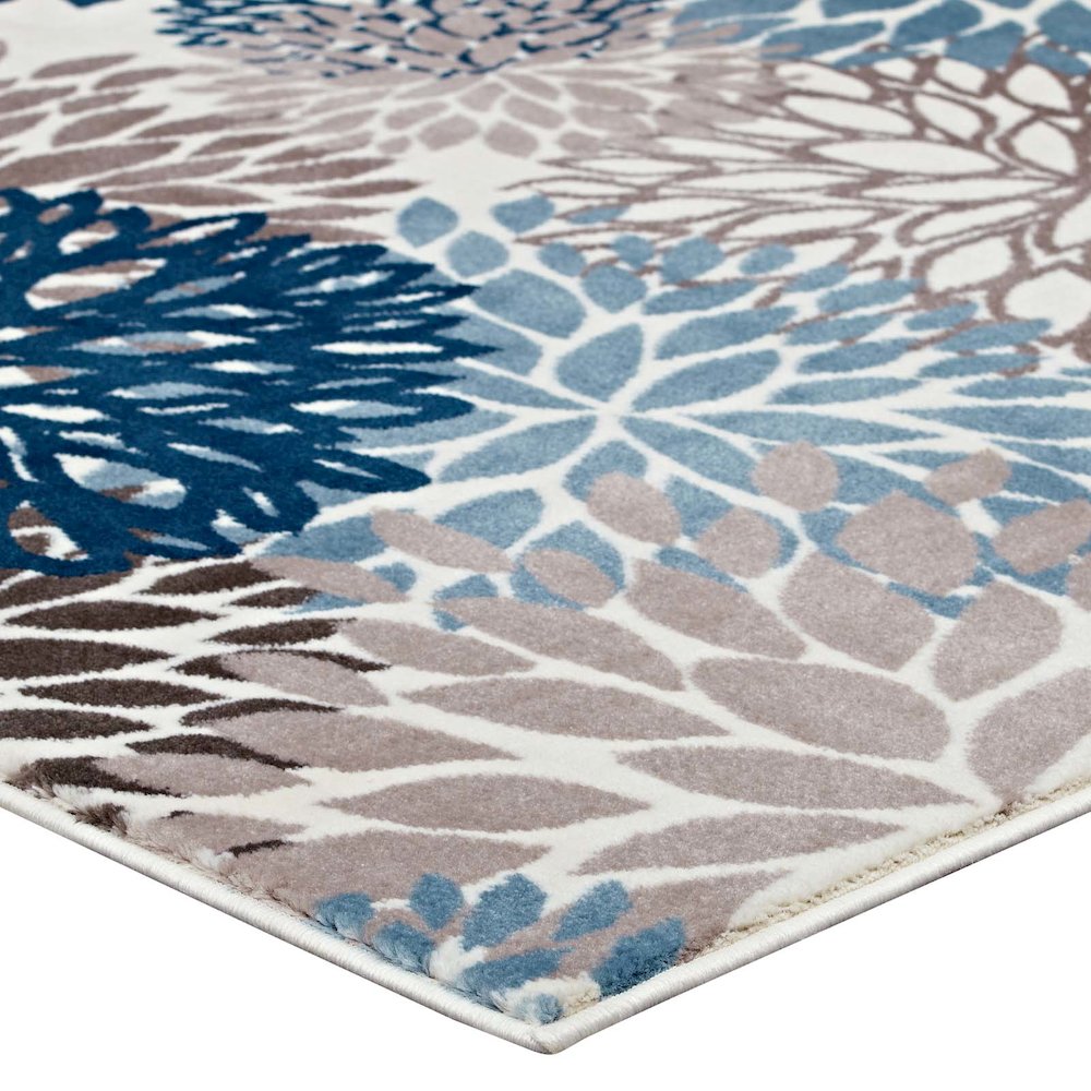 Calithea Vintage Classic Abstract Floral 5x8 Area Rug. Picture 3