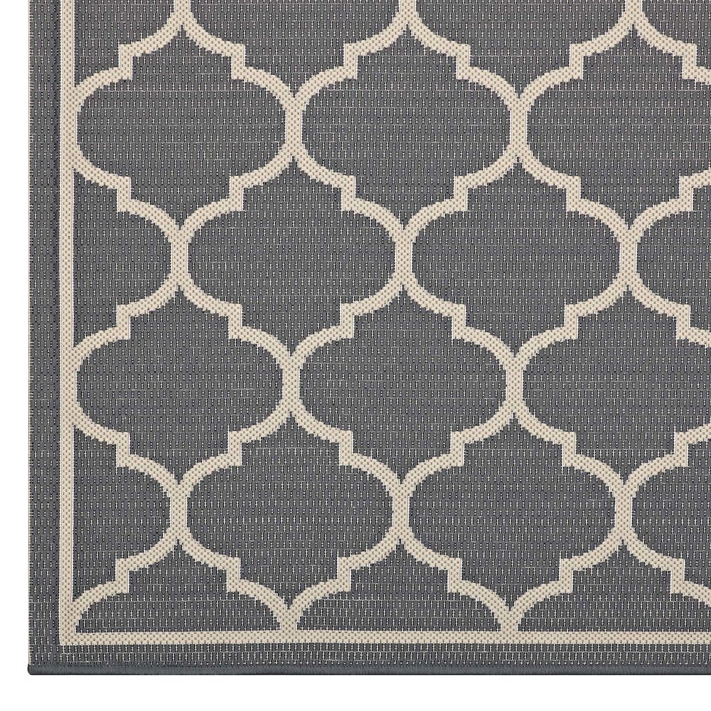 Avena Moroccan Quatrefoil Trellis Indoor and Outdoor 8x10 Area Rug. Picture 2