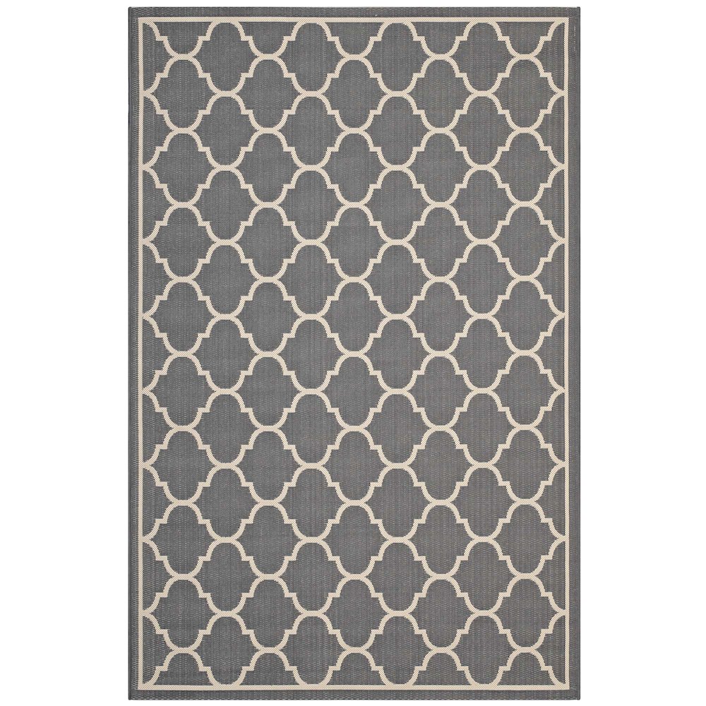 Avena Moroccan Quatrefoil Trellis Indoor and Outdoor 9x12 Area Rug. Picture 1