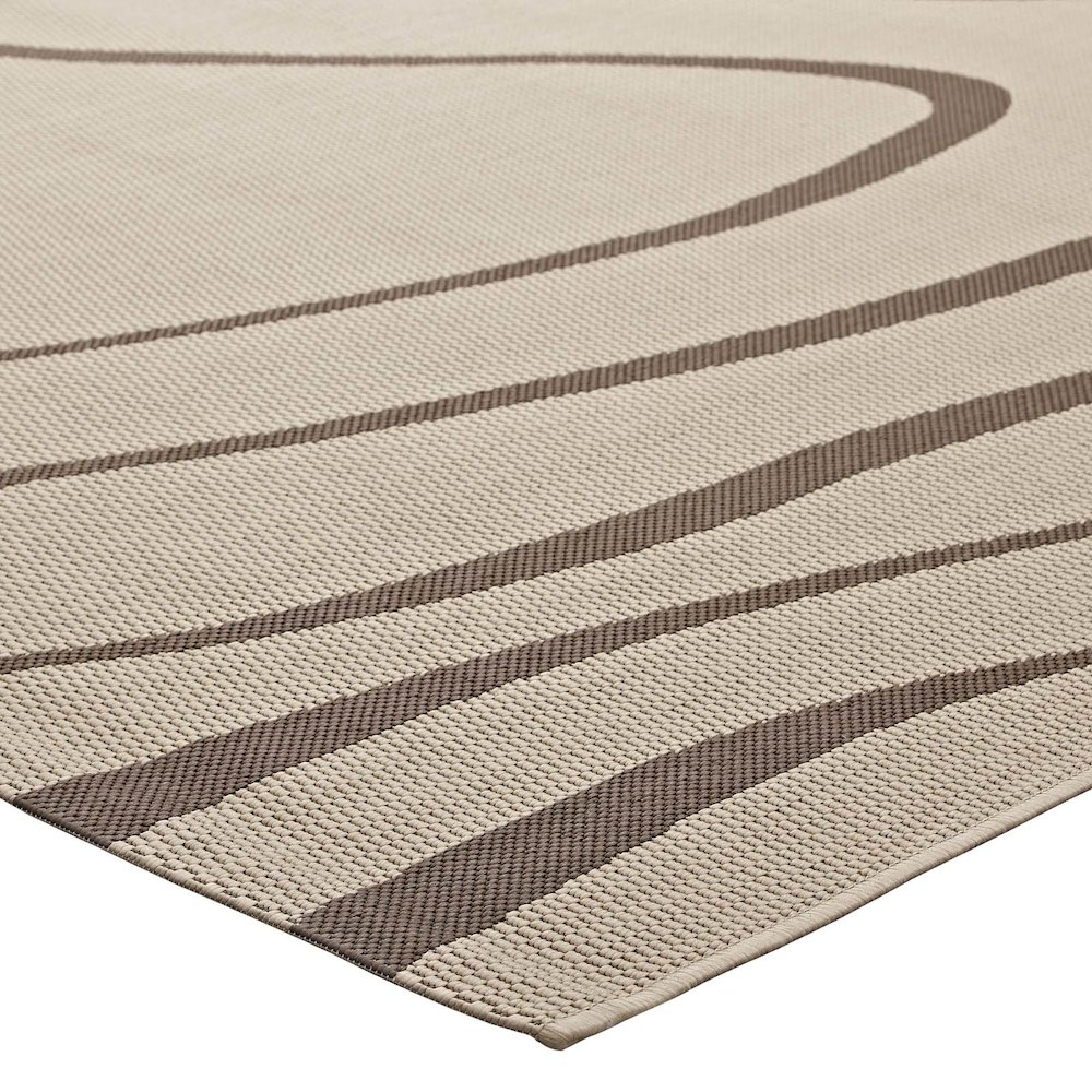 Surge Swirl Abstract Indoor and Outdoor 5x8 Area Rug. Picture 3