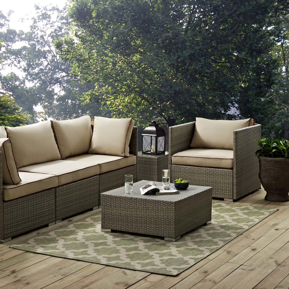Cerelia Moroccan Trellis Indoor and Outdoor 8x10 Area Rug. Picture 5