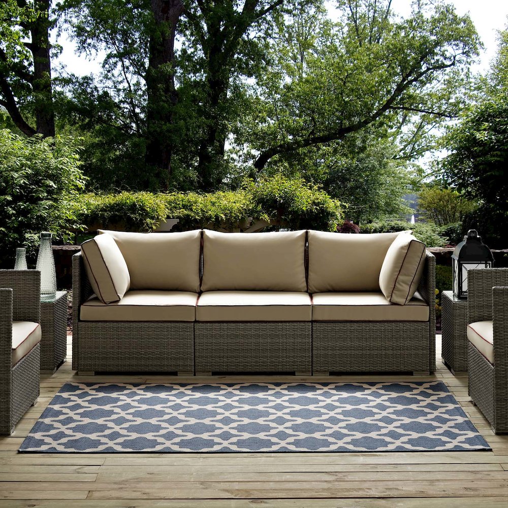 Cerelia Moroccan Trellis Indoor and Outdoor 5x8 Area Rug. Picture 6