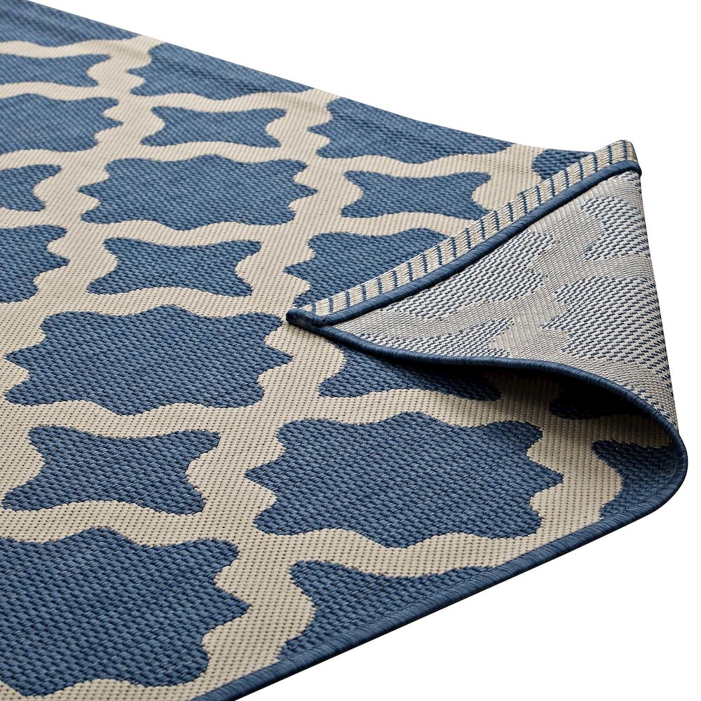 Cerelia Moroccan Trellis Indoor and Outdoor 8x10 Area Rug. Picture 4