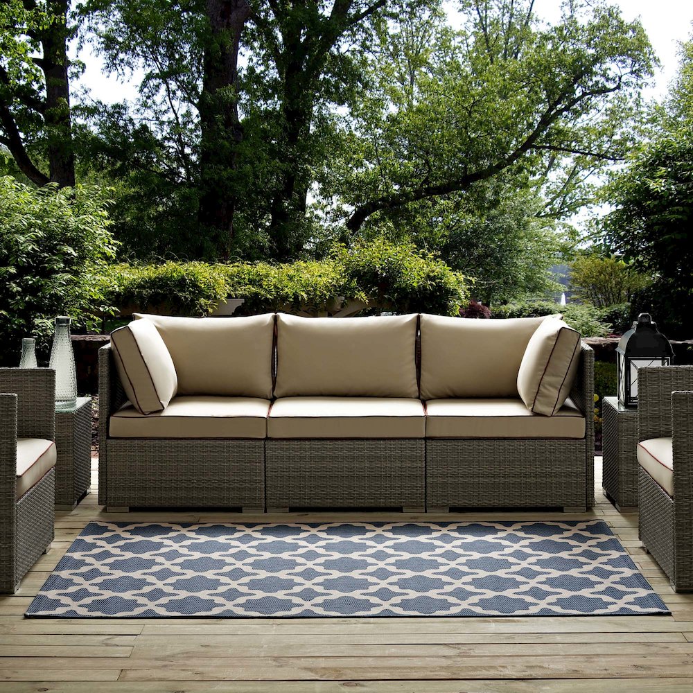 Cerelia Moroccan Trellis Indoor and Outdoor 9x12 Area Rug. Picture 7