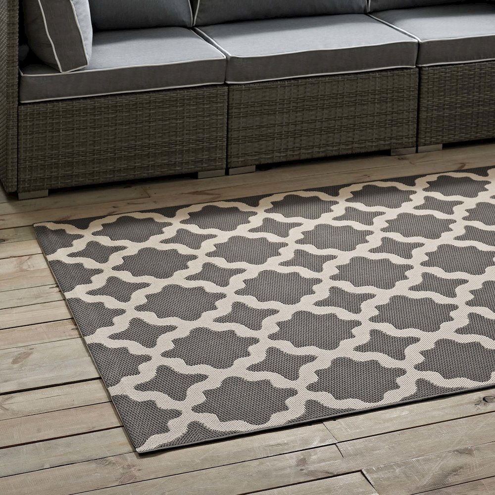 Cerelia Moroccan Trellis Indoor and Outdoor 4x6 Area Rug. Picture 8