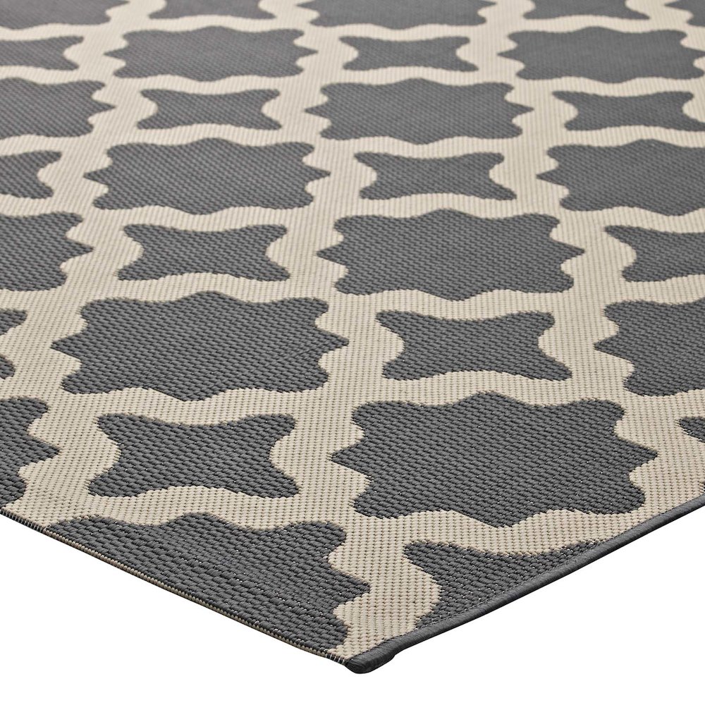 Cerelia Moroccan Trellis Indoor and Outdoor 8x10 Area Rug. Picture 3