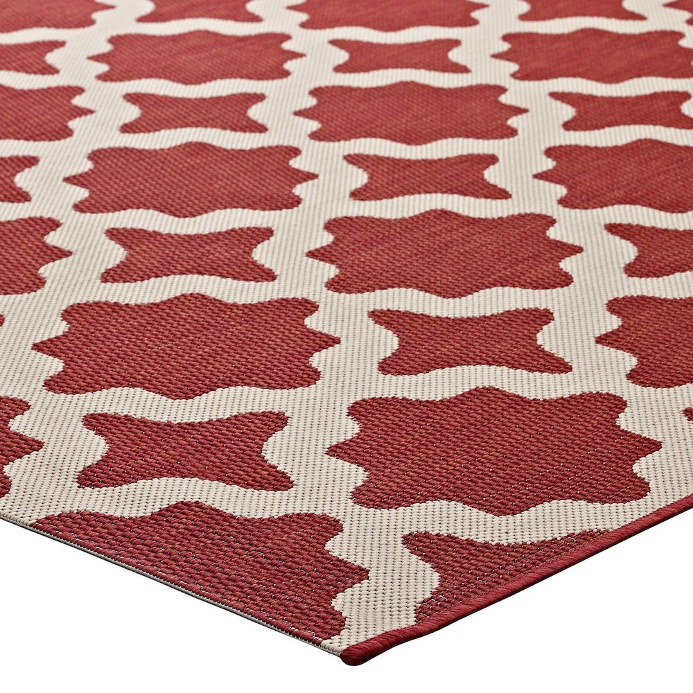 Cerelia Moroccan Trellis Indoor and Outdoor 9x12 Area Rug. Picture 4