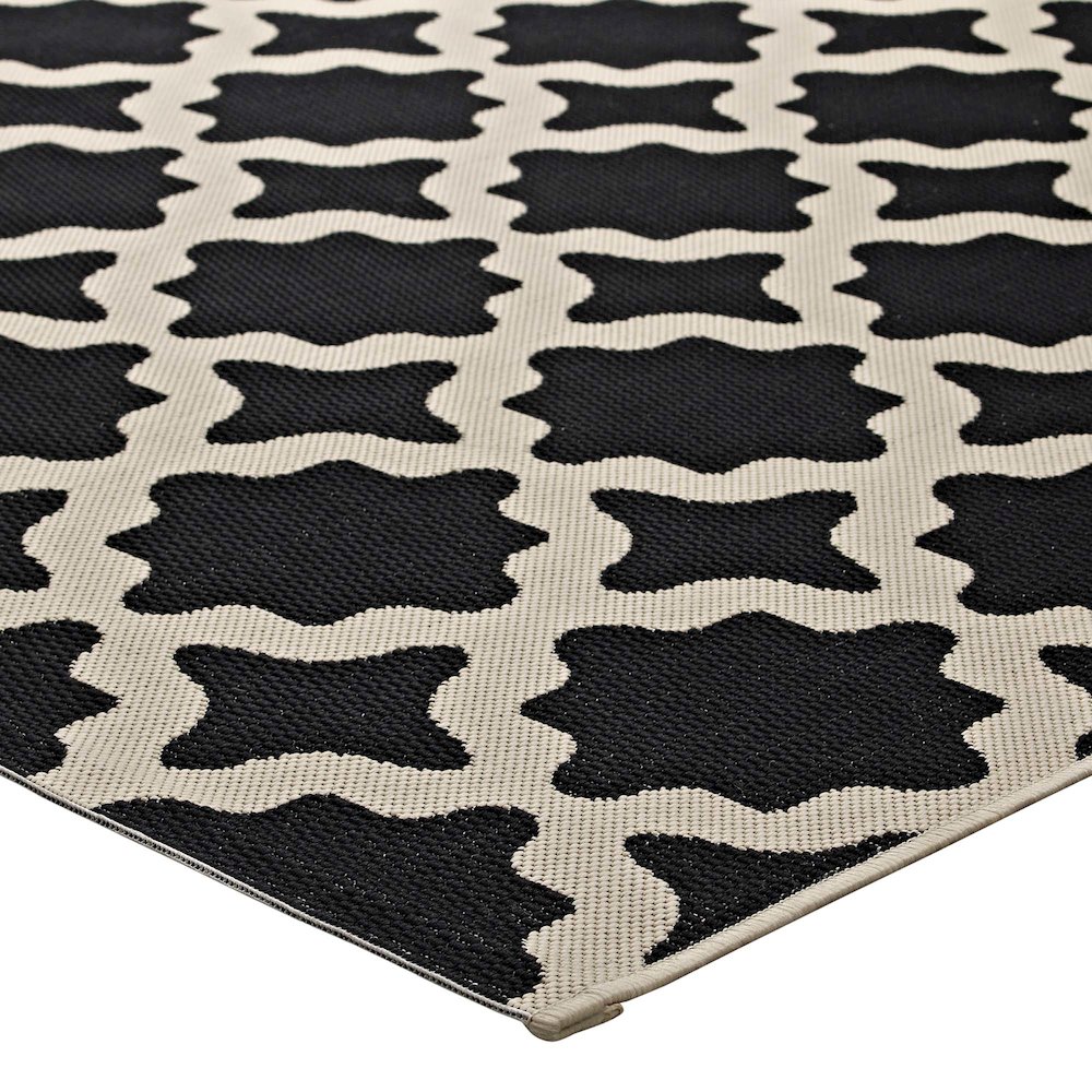 Cerelia Moroccan Trellis Indoor and Outdoor 9x12 Area Rug. Picture 4