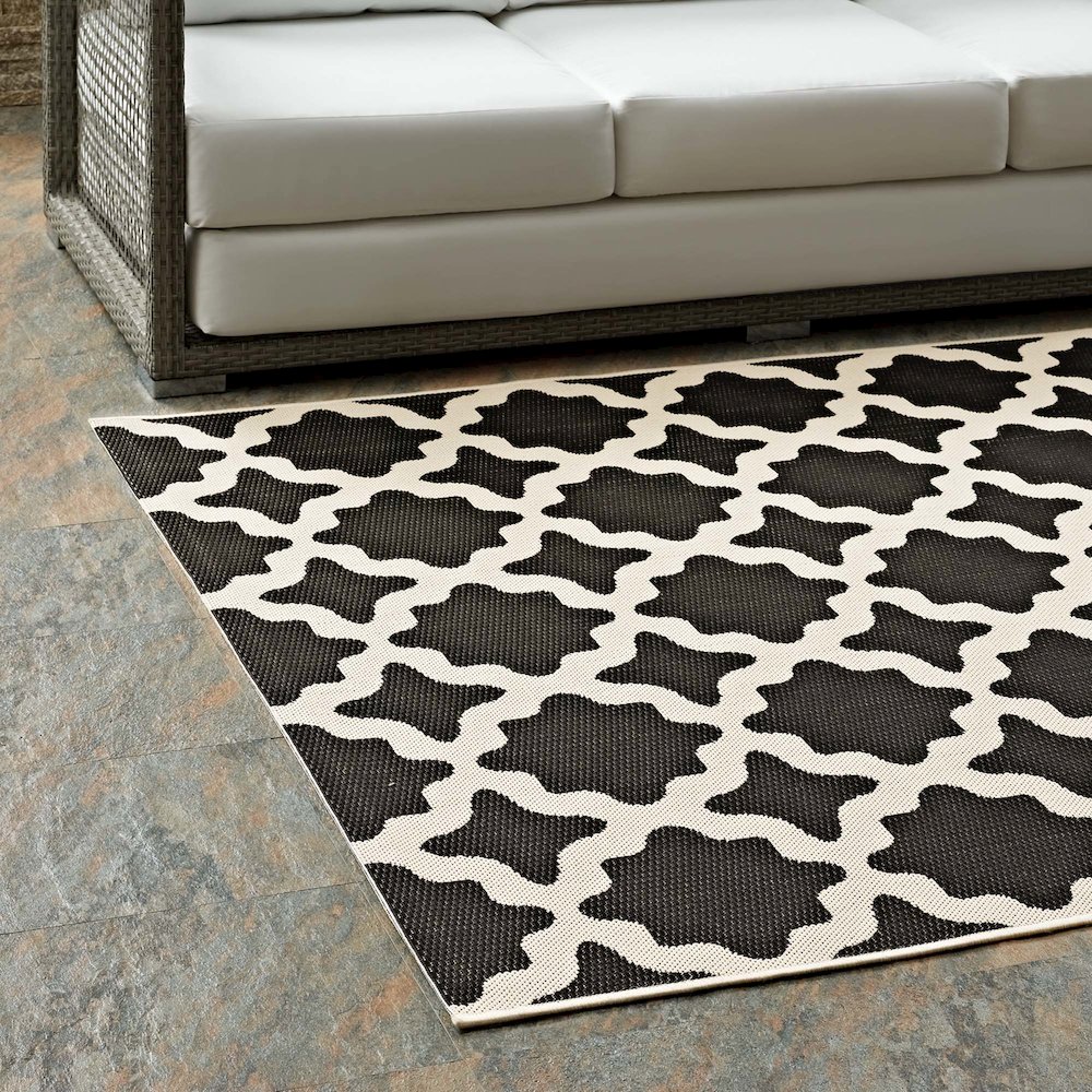 Cerelia Moroccan Trellis Indoor and Outdoor 9x12 Area Rug. Picture 8