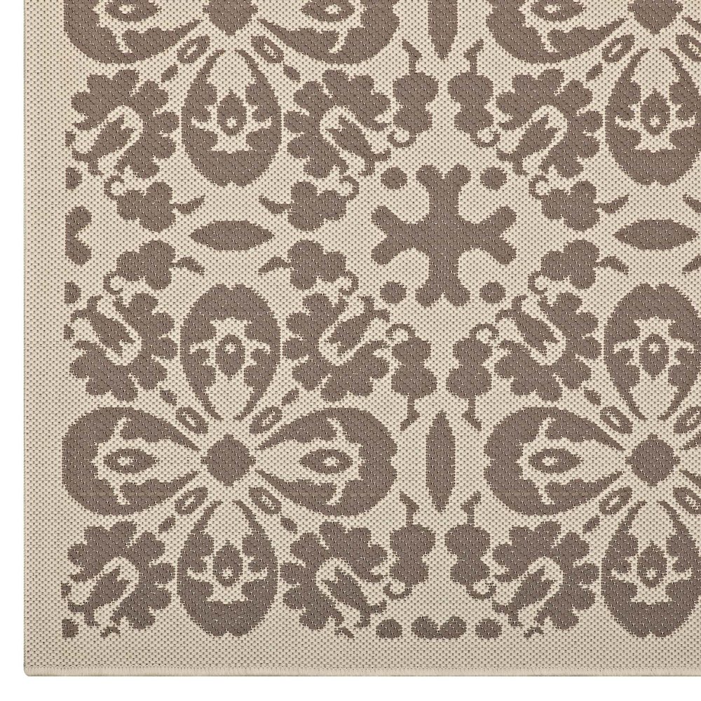 Ariana Vintage Floral Trellis Indoor and Outdoor 5x8 Area Rug. Picture 2