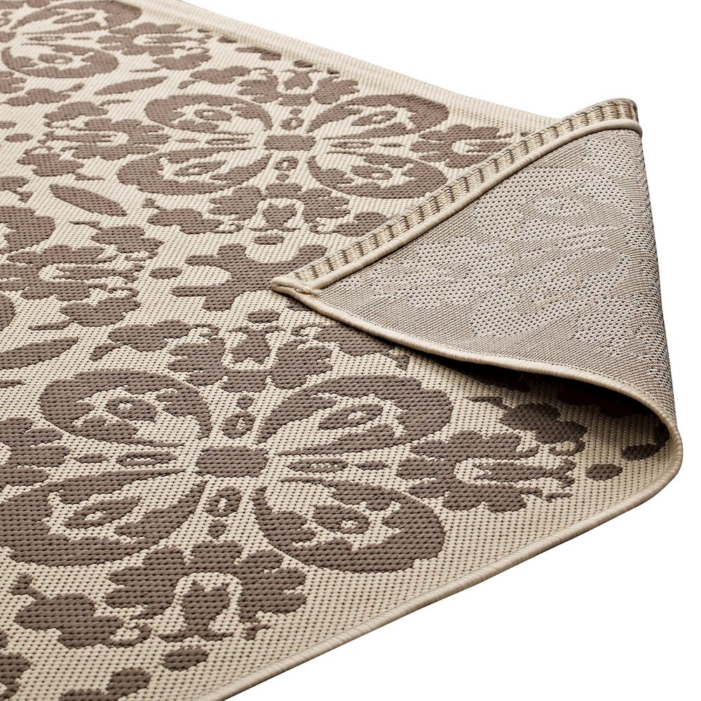 Ariana Vintage Floral Trellis Indoor and Outdoor 9x12 Area Rug. Picture 6