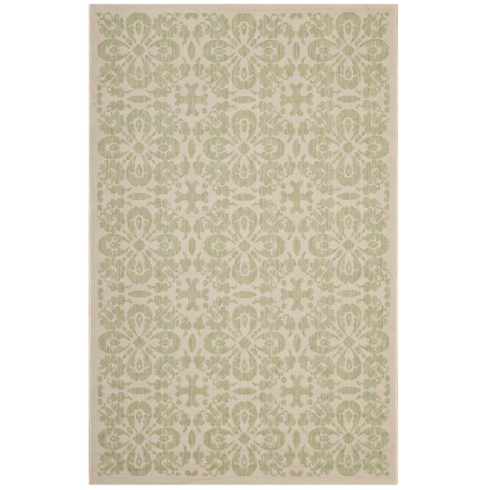 Ariana Vintage Floral Trellis Indoor and Outdoor 9x12 Area Rug. Picture 1
